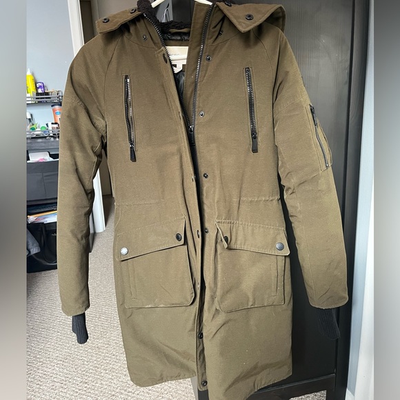 BGBG GENERATION Faux-Fur Trim Hooded Anorak Puffer Coat - Picture 3 of 8